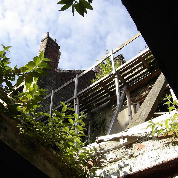 Bruxelles, une maison abandonnée