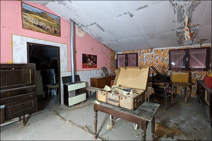 Pièce principale en urbex