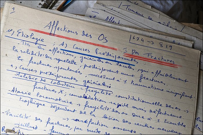 Anciens cours de médecine