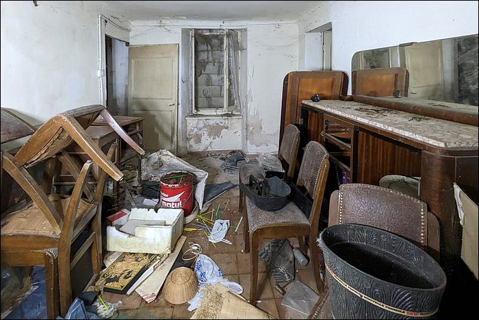 Maison urbex pillée