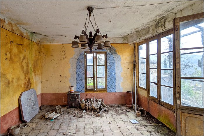 Véranda abandonnée