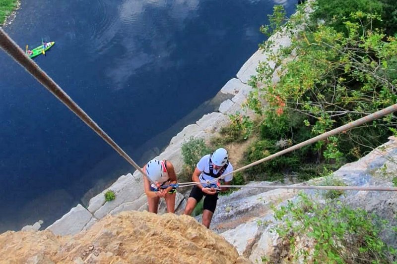 Bergsteigen Chassezac