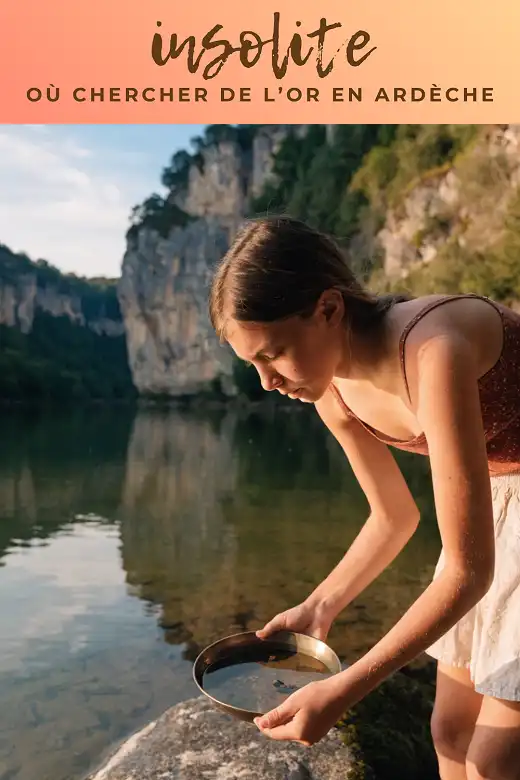 Guide de recherche d'or en Ardèche